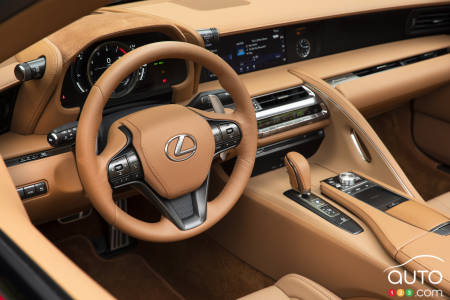 L'intérieur de la Lexus LC